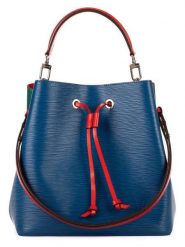 Louis Vuitton Skórzana torebka w kolorze zielono-czerwono-niebieskim - 25 x 26 x 17 cm rozmiar: onesize. Czerwone torebki klasyczne Louis Vuitton, bez wzorów, z materiału, na ramię, bez dodatków. Za 6,742.99 zł.