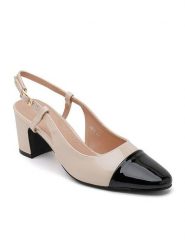 Sixth Sens Sandały w kolorze beżowo-czarnym na obcasie rozmiar: 39. Brązowe sandały Sixth Sens, bez wzorów, z otwartym noskiem, bez obcasa, na koturnie, bez zapięcia. Za 113.99 zł.