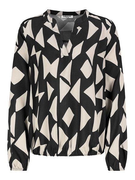 Sublevel Bluzka w kolorze czarno-białym rozmiar: S. Czarne bluzki Sublevel, s, bez wzorów, z wiskozy, klasyczne, bez kołnierzyka, bez ramiączek. Za 56.79 zł.