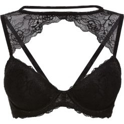 Body ze stringami: MUST HAVE bonprix czerwony wiśniowy. Fioletowe biustonosze bonprix, bez wzorów, z koronki, bez ramiączek. Za 69.99 zł.