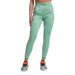 Spodnie treningowe damskie Gymshark Recess Track. Zielone spodnie dresowe Gymshark, bez wzorów. Za 109.99 zł.