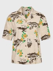 Brixton Koszula Bunker Paradise 01328 Beżowy Regular Fit. Brązowe koszule Brixton, m, bez wzorów, z wiskozy, bez kołnierzyka, bez ramiączek. Za 219.99 zł.