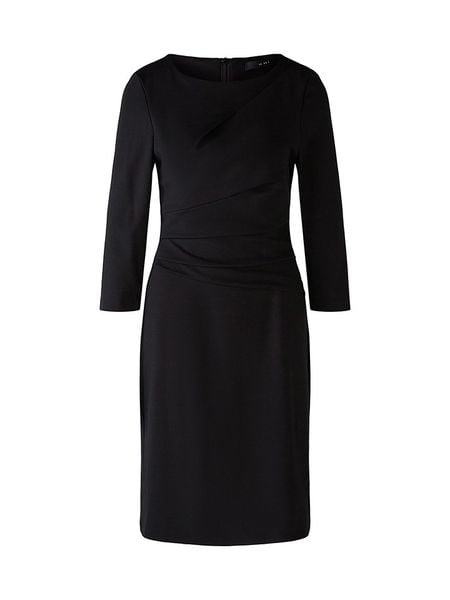 Oui Sukienka w kolorze czarnym rozmiar: 36. Czarne sukienki Oui, bez wzorów, bez kołnierzyka, bez ramiączek, midi. Za 193.24 zł.