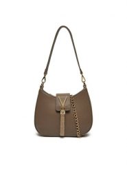 Valentino Torebka Divina VBS1R417G Brązowy. Brązowe kopertówki Valentino, bez wzorów, ze skóry, wizytowe, bez dodatków. Za 229.99 zł.