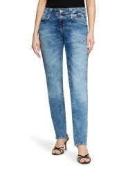 Betty Barclay Dżinsy - Slim fit - w kolorze niebieskim rozmiar: 38. Niebieskie jeansy Betty Barclay, z aplikacjami, ze skóry, klasyczne. Za 99.95 zł.