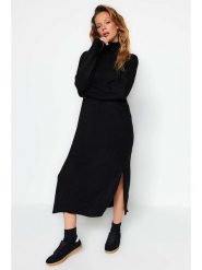 Trendyol Sukienka w kolorze czarnym rozmiar: M. Czarne sukienki Trendyol, m, bez wzorów, bez kołnierzyka, bez ramiączek, maxi. Za 56.93 zł.