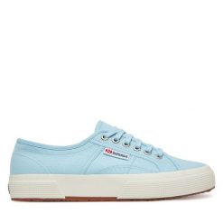 Tenisówki Superga. Niebieskie trampki Superga, bez wzorów, bez zapięcia. Za 199.99 zł.