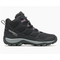 Buty trekkingowe damskie Merrell West Rim Sport Thermo Mid Wp. Czarne buty trekkingowe Merrell, z materiału, bez zapięcia. Za 409.99 zł.