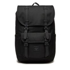 Plecak Herschel. Czarne plecaki Herschel, bez wzorów, bez dodatków. Za 319.99 zł.