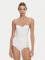 Dolce&Gabbana Strój kąpielowy O9A13J ONO12 Biały. Białe stroje jednoczęściowe Dolce&Gabbana, bez wzorów, z syntetyku. Za 1,819.00 zł.