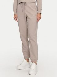 DKNY Sport Spodnie dresowe DP4P3471 Beżowy Regular Fit. Brązowe spodnie dresowe DKNY Sport, bez wzorów, z dresówki. Za 329.99 zł.