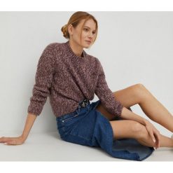Marc O'Polo sweter wełniany damski kolor fioletowy ciepły. Fioletowe swetry Marc O'Polo, l, bez wzorów, z dzianiny, bez ramiączek. Za 849.99 zł.