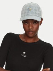 Guess Czapka z daszkiem 4G Logo V4BZ00 WGLV2 Niebieski. Niebieskie czapki z daszkiem Guess, z aplikacjami, z materiału. Za 109.99 zł.