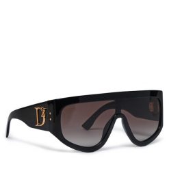 Okulary przeciwsłoneczne Dsquared2. Czarne okulary przeciwsłoneczne Dsquared2, bez wzorów. Za 949.99 zł.