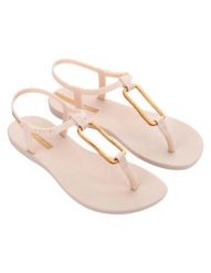 Buty sandały japonki damskie Ipanema Class Modern. Brązowe sandały Ipanema, bez wzorów, z materiału, bez obcasa, bez zapięcia. Za 129.00 zł.