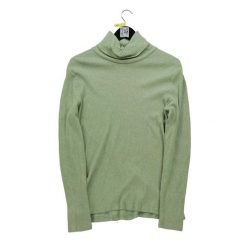 Damski sweter z golfem w kolorze khaki. Zielone swetry Ralph Lauren, l, bez wzorów, z dzianiny, sportowe, bez ramiączek. Za 97.94 zł.