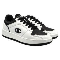Damskie Skórzane Niskie Buty Sportowe. Białe trekkingi Champion, bez wzorów, z gumy, bez zapięcia, trekkingowe. Za 281.99 zł.