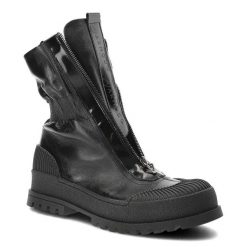 Czarne Botki Armodo Modne Obuwie Damskie. Czarne botki Armodo, bez wzorów, ze skóry, eleganckie, bez obcasa, bez zapięcia. Za 569.00 zł.