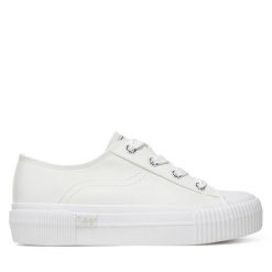 Trampki Lee. Białe trampki Lee, bez wzorów, bez zapięcia. Za 129.99 zł.