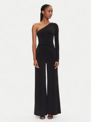 Marciano Guess Kombinezon 5GGD29 6257A Czarny Regular Fit. Czarne sukienki Marciano Guess, z aplikacjami, z syntetyku, bez kołnierzyka, bez ramiączek. Za 929.99 zł.