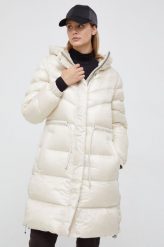 Woolrich kurtka puchowa damska kolor beżowy zimowa. Brązowe kurtki Woolrich, na zimę, m, bez wzorów, z materiału, bez kaptura. Za 4,189.90 zł.