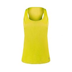 Koszulka techniczna CREUS – doskonała wydajność i świeżość w każdym ruchu. Żółte t-shirty sportowe IZAS, l, bez wzorów, z materiału, bez ramiączek, do biegania. Za 113.00 zł.