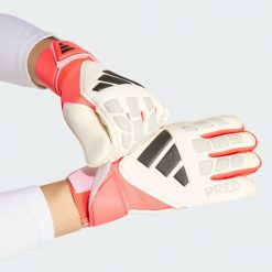 Rękawice Bramkarskie Predator Match. Białe rękawiczki adidas, bez wzorów, sportowe. Za 199.00 zł.