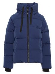 MOSS COPENHAGEN Kurtka zimowa "Pavinaria" w kolorze granatowym rozmiar: M/L. Niebieskie kurtki Moss Copenhagen, na zimę, l, bez wzorów, z puchu, bez kaptura. Za 260.99 zł.