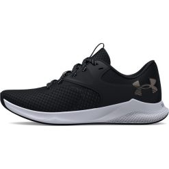 Buty Under Armour UA W CHARGED AURORA 2, Kobiety. Czarne buty treningowe Under Armour, bez wzorów, z gumy, bez zapięcia, na fitness i siłownię. Za 355.00 zł.