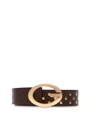 Guess Pasek Damski BW9502 P6430 Brązowy. Brązowe paski Guess, z aplikacjami, ze skóry. Za 255.99 zł.