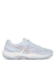Asics Buty halowe Court Hunter Ff 1072A112 Niebieski. Niebieskie buty treningowe ASICS, bez wzorów, z materiału, bez zapięcia. Za 299.99 zł.