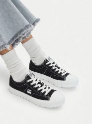G-Star Raw Trampki CEO-V5-10654-01 Czarny. Czarne trampki G-Star, bez wzorów, z materiału, retro, bez zapięcia. Za 179.99 zł.