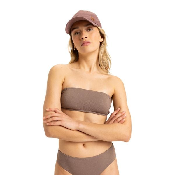 Stanik bikini dla Kobiety LASCA Brązowy. Brązowe bikini Roxy, bez wzorów, z elastanu. Za 179.99 zł.