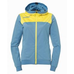 Kurtka z kapturem Kempa Femme Emotion 2.0. Niebieskie kurtki Kempa, s, bez wzorów, sportowe, z kapturem. W wyprzedaży za 239.00 zł.