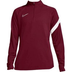 Bluza sportowa damska Nike Nk Df Academy Dril Top. Czerwone bluzy bez kaptura Nike, bez wzorów, bez kaptura. Za 156.68 zł.