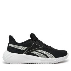 Buty do biegania Reebok. Czarne buty treningowe Reebok, bez wzorów, bez zapięcia, do biegania. Za 149.99 zł.