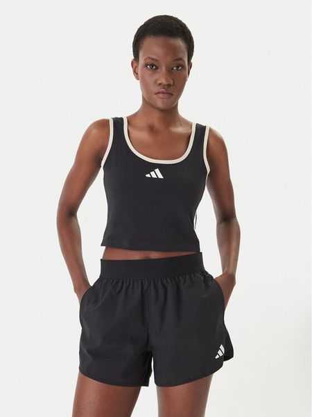 Adidas Top Stadium JY6963 Czarny Slim Fit. Czarne topy adidas, l, bez wzorów, z bawełny, bez kołnierzyka, bez ramiączek. Za 91.99 zł.