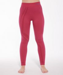 Spodnie damskie z wełną merino Brubeck THERMO WOOL by Pustelnik. Czerwone spodnie narciarskie Brubeck, bez wzorów, z dzianiny, narciarskie. Za 183.49 zł.
