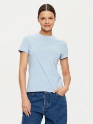 Calvin Klein T-Shirt K20K208061 Błękitny Regular Fit. Niebieskie t-shirty Calvin Klein, m, bez wzorów, z bawełny, bez kołnierzyka, bez ramiączek. Za 119.99 zł.