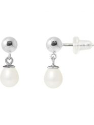 Pearline Złote kolczyki-wkrętki z perłami rozmiar: onesize. Białe kolczyki Pearline, z perłą, złote. Za 282.99 zł.