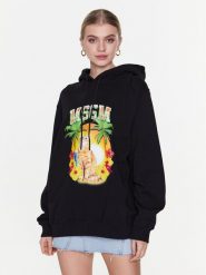 MSGM Bluza 3441MDM214 237000 Czarny Relaxed Fit. Czarne bluzy MSGM, l, bez wzorów, z bawełny, bez kaptura. Za 779.99 zł.