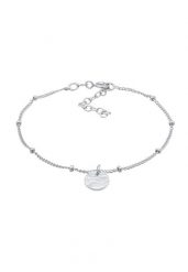 Elli Damska kulka Disc młotkowaną ze srebra próby 925 Sterling Silver Bransoletki 1 ct Damski. Szare bransoletki Elli, srebrne. Za 333.99 zł.