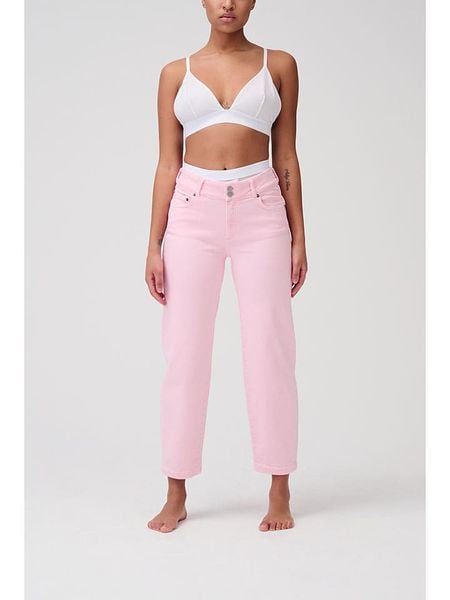 ITEM m6 Dżinsy - Comfort fit - w kolorze jasnoróżowym rozmiar: 40. Różowe jeansy ITEM m6, m, bez wzorów, klasyczne, z podwyższonym stanem. Za 306.73 zł.