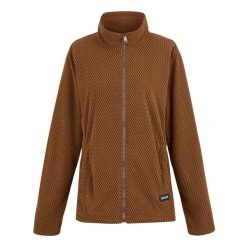 Bluza Damska Heidy Z Pełnym Zamkiem Błyskawicznym. Brązowe bluzy bez kaptura Regatta, na zimę, bez wzorów, bez kaptura, trekkingowe. Za 70.99 zł.