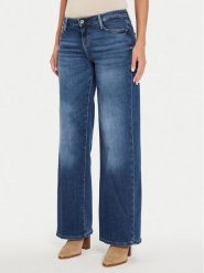 Guess Jeansy W4YA96 D5926 Granatowy Relaxed Fit. Niebieskie jeansy Guess, z aplikacjami, z bawełny. Za 249.99 zł.