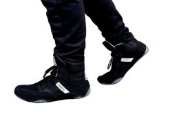 Buty zapaśnicze dla dorosłych La Sport Wrestling. Czerwone buty treningowe LA SPORT, bez wzorów, z gumy, bez zapięcia. Za 219.00 zł.