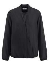 Fynch Hutton Bluzka w kolorze czarnym rozmiar: 38. Czarne bluzki Fynch Hutton, bez wzorów, z wiskozy, bez kołnierzyka, bez ramiączek. Za 126.99 zł.