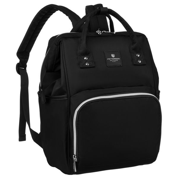 Plecak damski Peterson PTN MB2-5992. Szare plecaki Peterson, bez wzorów, bez dodatków. Za 159.00 zł.