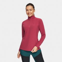 Bluza turystyczna polarowa damska 1/3 zip Alpinus Lucania Tactical. Czerwone bluzy bez kaptura Alpinus, s, bez wzorów, z polaru, bez kaptura, trekkingowe. Za 129.99 zł.