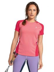 Schöffel Koszulka funkcyjna "Solvorn 1" w kolorze różowym rozmiar: 38. Różowe t-shirty sportowe Schöffel, bez wzorów, z materiału, bez ramiączek, outdoorowe. Za 96.83 zł.